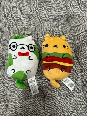 Cats vs Pickles beanie stuffies